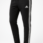 Ada Black Dri Fit 3-Stripes Slim-Fit Trouser