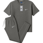 Nke Grey - Single Jersy Tracksuit Set (T-Shirt & Trouser)