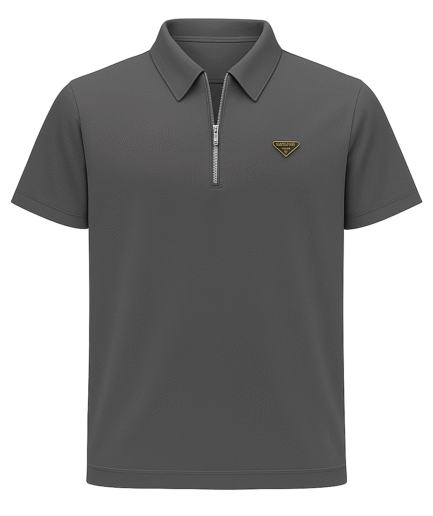 Premium Pr@da Drifit Imported Grey Tshirt