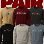 Pair of 2🔥 - Cotton Fleece Embossed Signature Sweatshirts