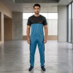 Drifit Micro Summer Tracksuit - Sky Blue & Black